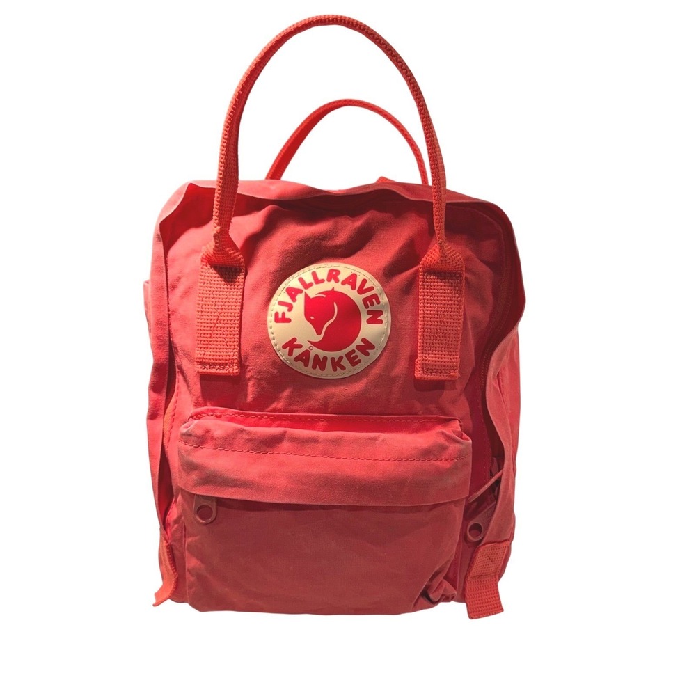 Fjallraven Kanken Mini Backpack in Red